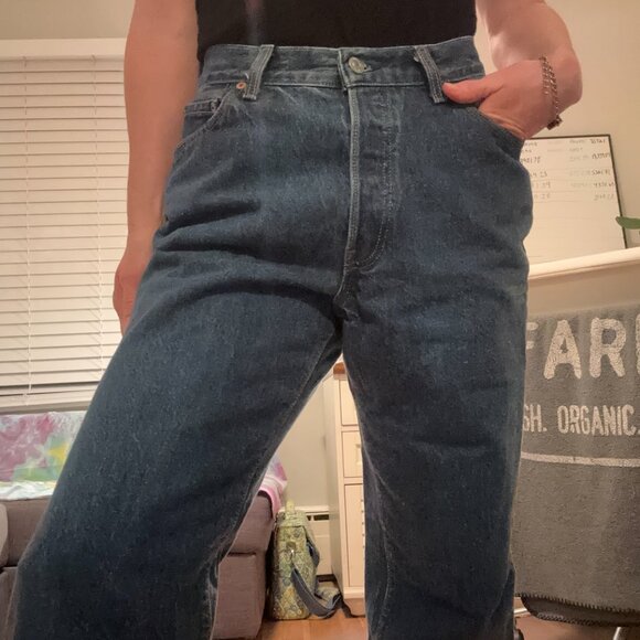 Vintage USA High Rise Levis 501 🔥 28/30 - Picture 4 of 12